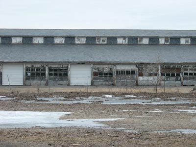 stables later converted to motor pool